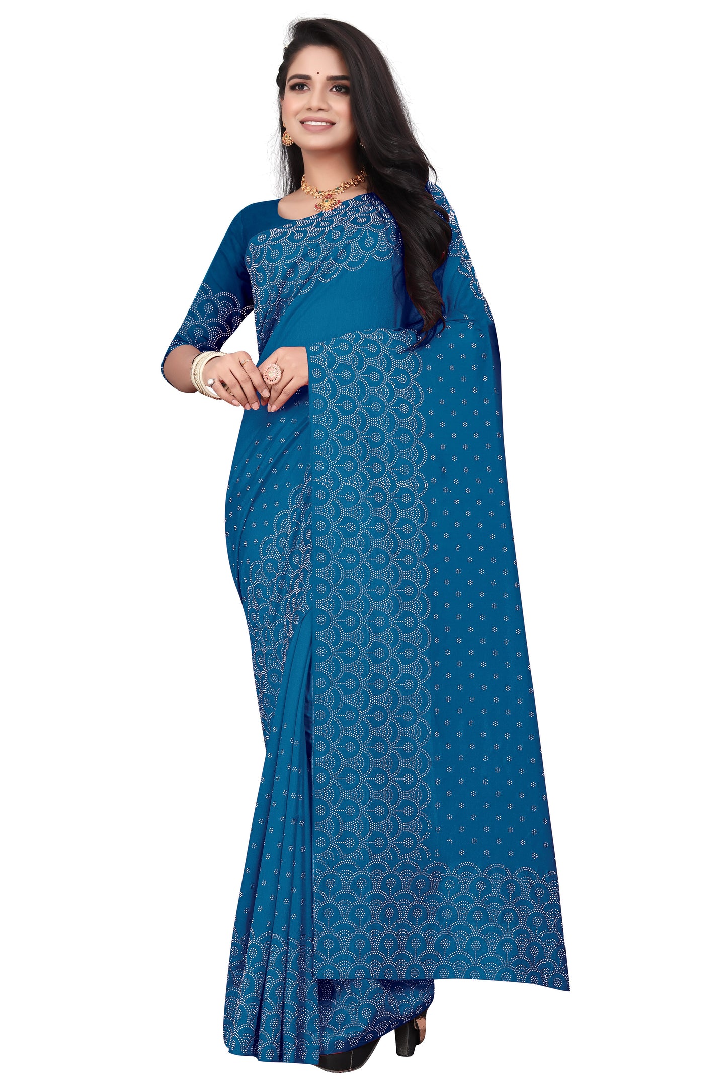 Exclusive diamond saree collection